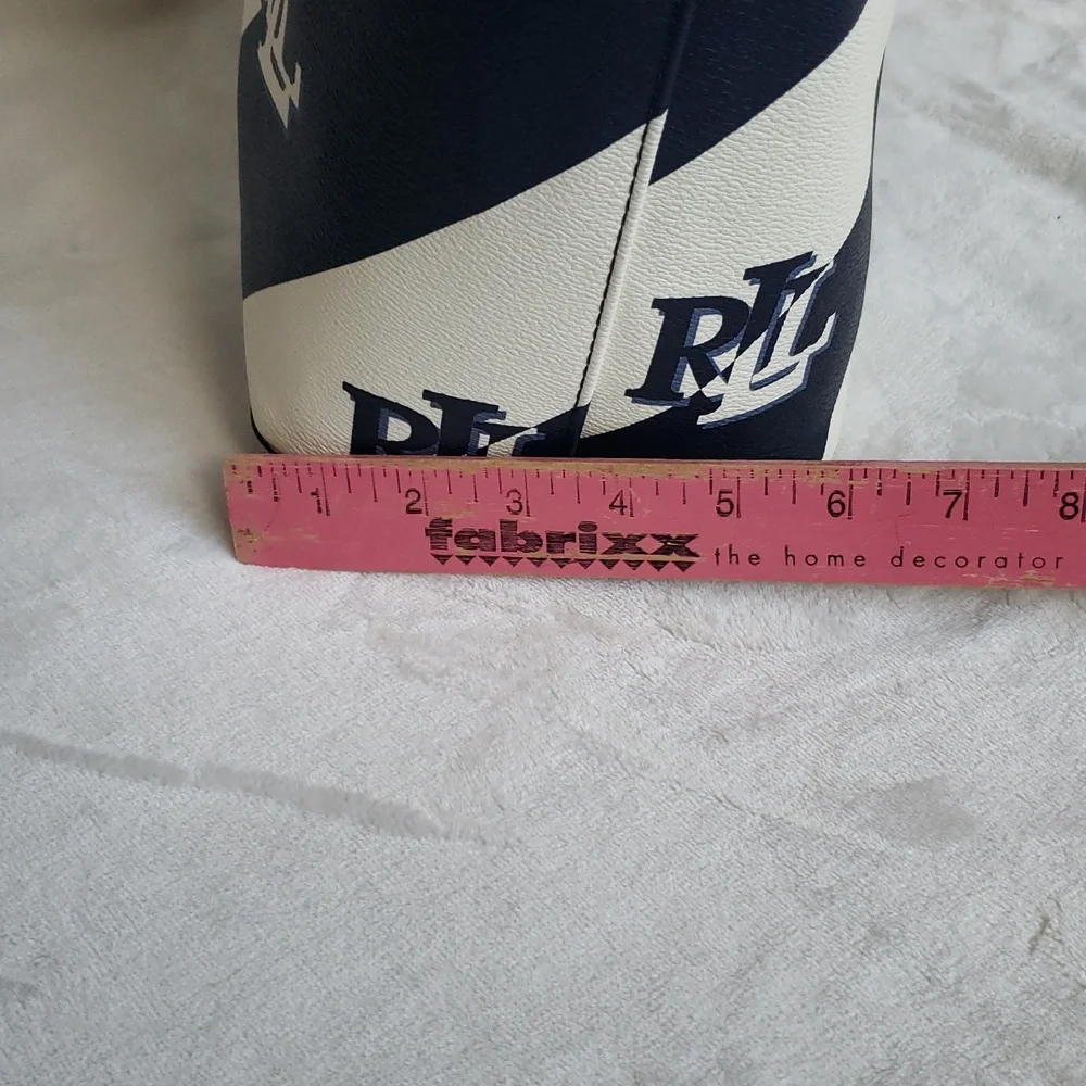 Ralph Lauren Navy and White Tote‎ Bag ( Spring 1 Navy)